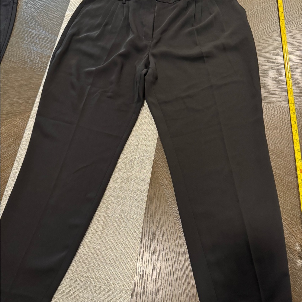 Express women’s high rise ankle satin tapered pants
